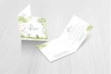 Konijn met bloemen